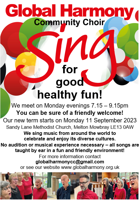 Sing for fun flyer
