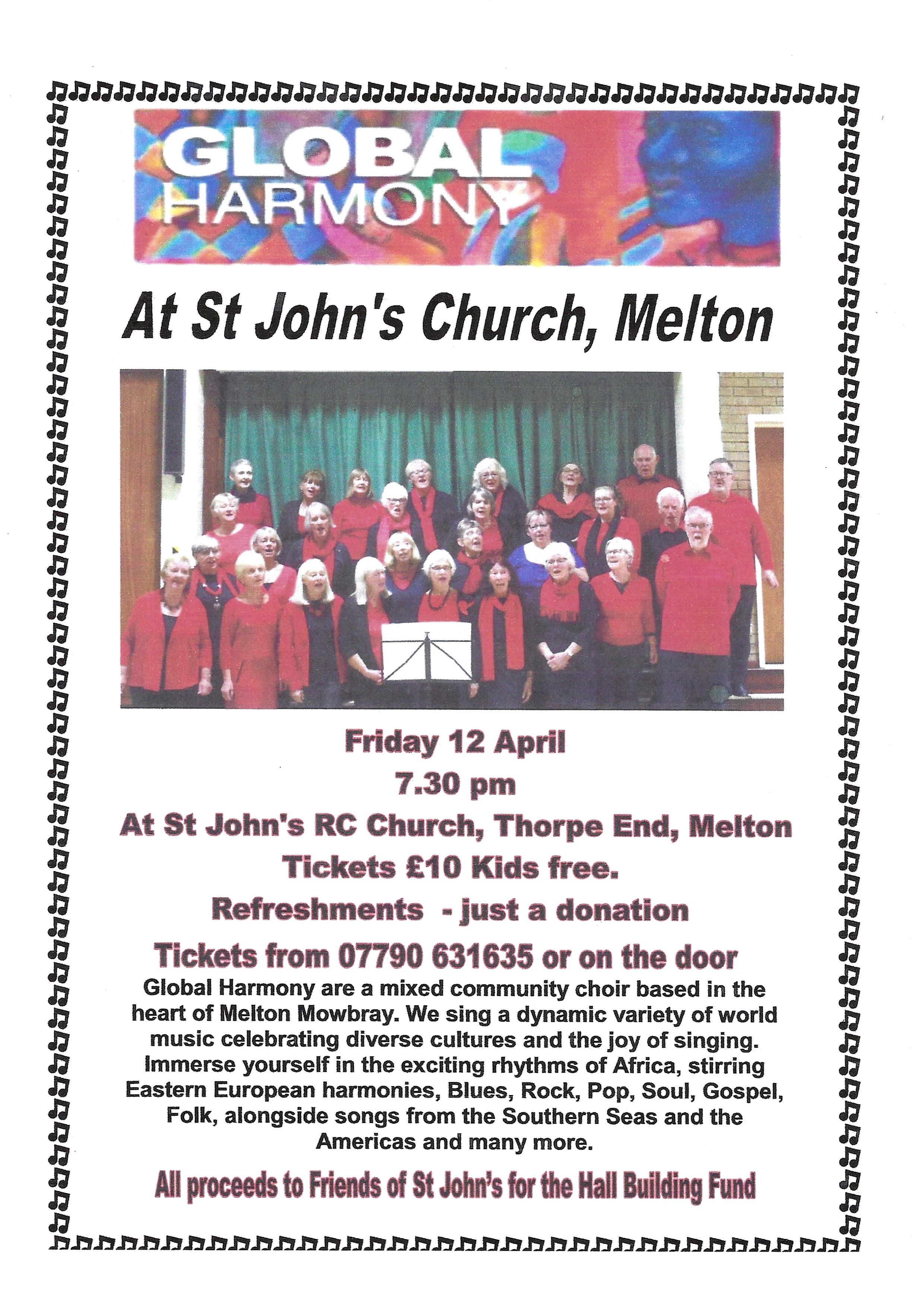 Global Harmony Community Choir Springtime Performance